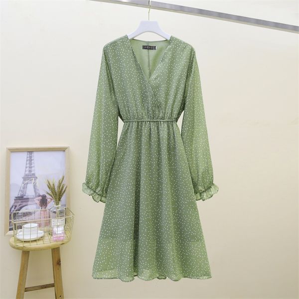 2021nijiuding autumn latest high waist v-neck waist slimming printed mid-length chiffon dress ladies small fresh wild plus size 4xl, Black;gray
2021nijiuding autumn latest high waist v-neck waist slimming printed mid-length chiffon dress ladies small fresh wild plus size 4xl, Black;gray