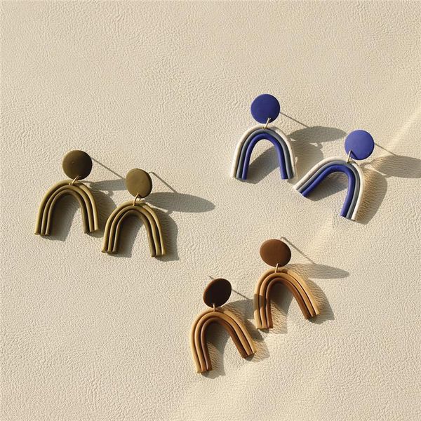 dangle & chandelier aomu design colorful ceramic clay geometric irregular multi-layer drop earrings for women hit color jewelry gifts, Silver
dangle & chandelier aomu design colorful ceramic clay geometric irregular multi-layer drop earrings for women hit color jewelry gifts, Silver