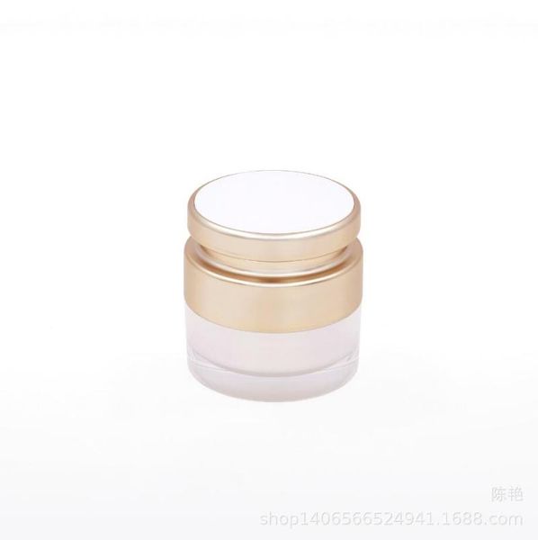 storage bottles & jars 15g/30g matte gold lid pearl white acrylic jar bottle day cream/eye cream/gel/essence/moisturizer/body scrub cosmetic
storage bottles & jars 15g/30g matte gold lid pearl white acrylic jar bottle day cream/eye cream/gel/essence/moisturizer/body scrub cosmetic