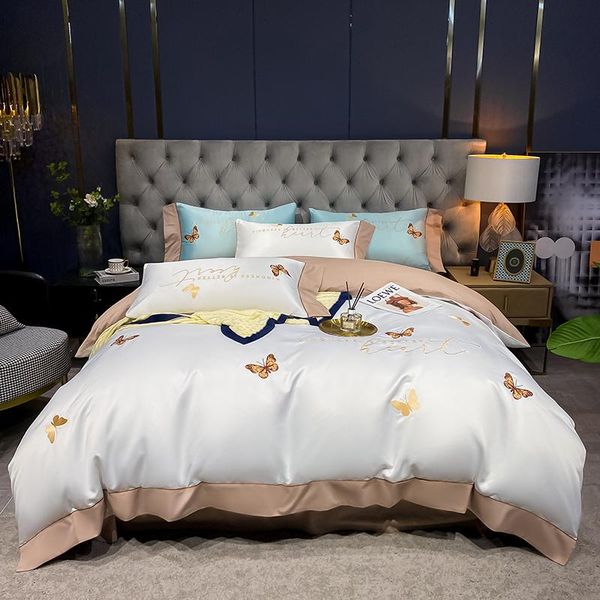 bedding sets luxury butterfly embroidery cotton set sleeping naked soft silky duvet cover bed linen fitted sheet pillowcases 4pcs
bedding sets luxury butterfly embroidery cotton set sleeping naked soft silky duvet cover bed linen fitted sheet pillowcases 4pcs