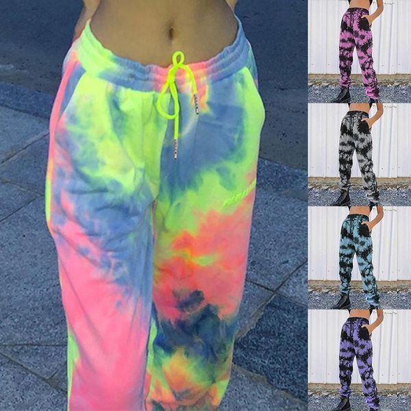 women's pants & capris women print tie dye high waist elastic streetwear loose trousers, Black;white
women's pants & capris women print tie dye high waist elastic streetwear loose trousers, Black;white