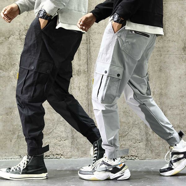 men's overalls harlan fashion brand toe binding korean sports leisure pants loose men's autumn 2021, Black
men's overalls harlan fashion brand toe binding korean sports leisure pants loose men's autumn 2021, Black