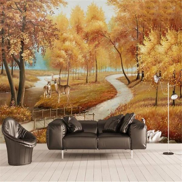 wallpapers milofi large wallpaper mural european golden pastoral landscape oil painting elk swan background wall decorative
wallpapers milofi large wallpaper mural european golden pastoral landscape oil painting elk swan background wall decorative