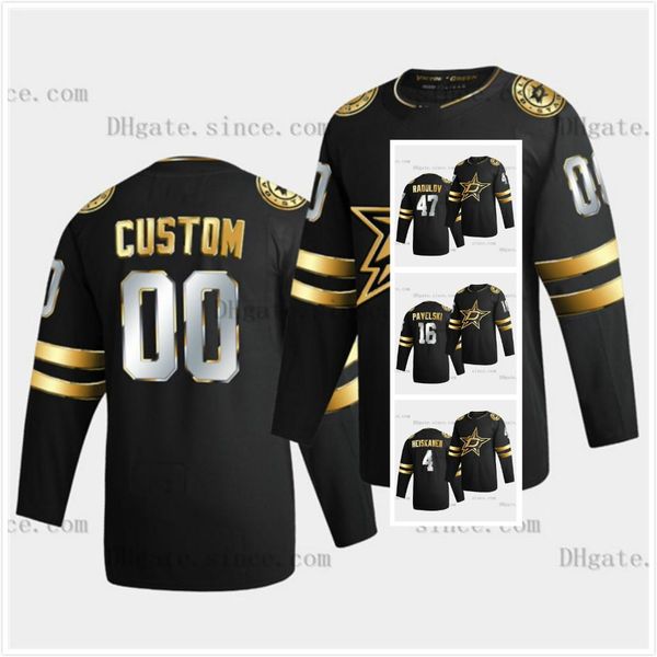 new 91 seguin dallas stars 2020 golden limited edition jersey jamie benn kiviranta miro heiskanen klingberg alexander radulov lindell, Black;red
new 91 seguin dallas stars 2020 golden limited edition jersey jamie benn kiviranta miro heiskanen klingberg alexander radulov lindell, Black;red