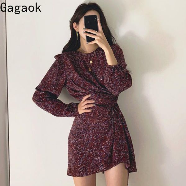 casual dresses gagaok women streetwear mini dress spring autumn o-neck lantern sleeve dot a-line slim chic retro female fashion, Black;gray
casual dresses gagaok women streetwear mini dress spring autumn o-neck lantern sleeve dot a-line slim chic retro female fashion, Black;gray