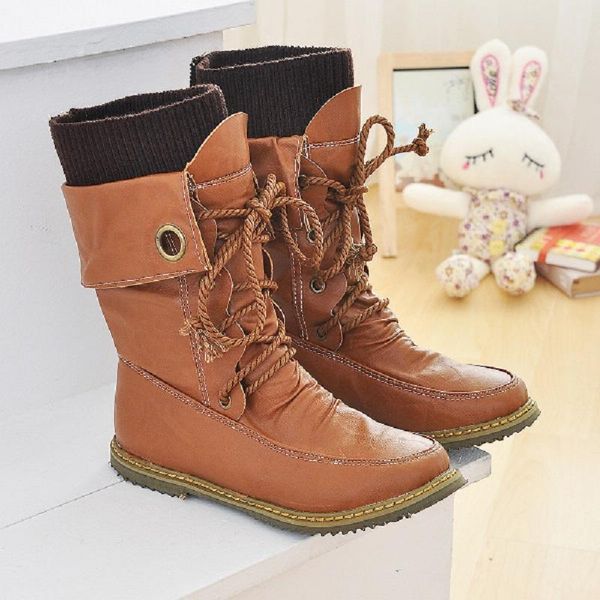 boots winter ankle women warm snow lace up platform vintage booties ladies flat shoes punk zapatos mujer, Black
boots winter ankle women warm snow lace up platform vintage booties ladies flat shoes punk zapatos mujer, Black
