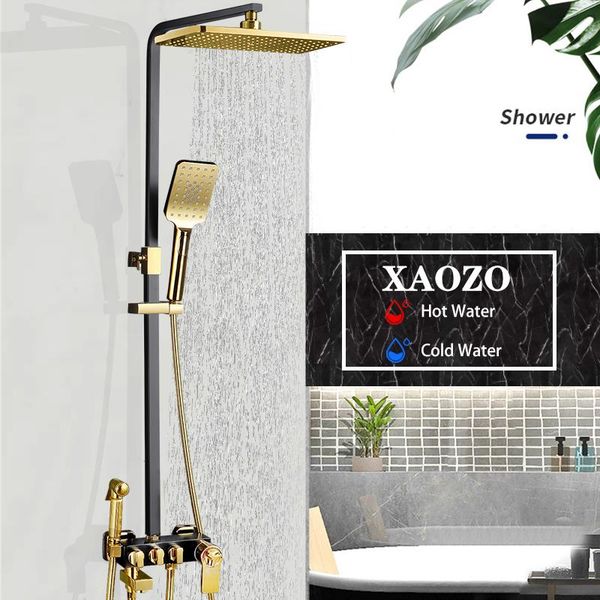 bathroom shower set gold themostatic constant tepm. rain head bath mixer with hand faucet rainfall sets
bathroom shower set gold themostatic constant tepm. rain head bath mixer with hand faucet rainfall sets