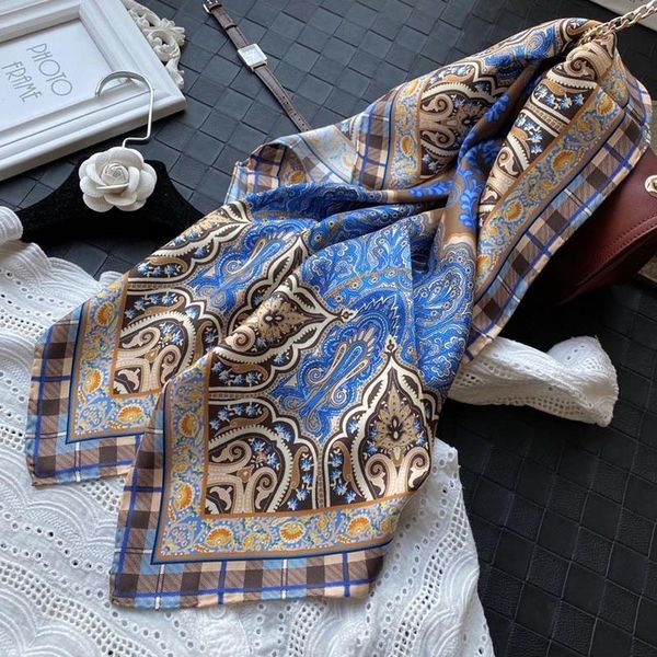 scarves vintage perlis print 100% silk twill scarf shawl headscarf coat wraps hijab bandana 90*90cm, Blue;gray
scarves vintage perlis print 100% silk twill scarf shawl headscarf coat wraps hijab bandana 90*90cm, Blue;gray