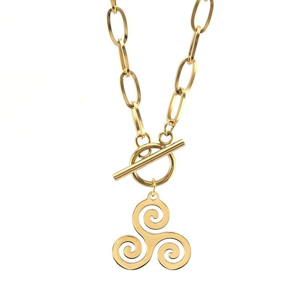 chokers women choker necklace lauburu triskele spiral keltic virgin mary eye horus pendant stainless steel toggle collares collier gift, Golden;silver
chokers women choker necklace lauburu triskele spiral keltic virgin mary eye horus pendant stainless steel toggle collares collier gift, Golden;silver