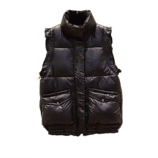 women's vests black korean winter cotton vest women sleeveless down coat lady casual short outwear waistcoat parkas jacket coats cloth, Black;white
women's vests black korean winter cotton vest women sleeveless down coat lady casual short outwear waistcoat parkas jacket coats cloth, Black;white