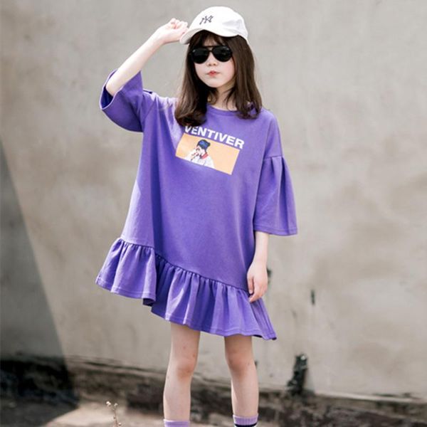fashion girls dress print loose t shirt for girl summer casual children clothes robe teenage streetwear 8 10 12 years girl's dresses, Red;yellow
fashion girls dress print loose t shirt for girl summer casual children clothes robe teenage streetwear 8 10 12 years girl's dresses, Red;yellow