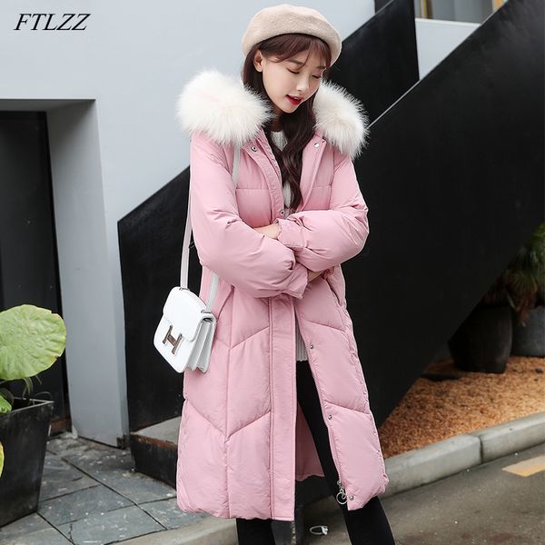winter women jacket thick warm cotton coat long parka fur collar hooded outwear 210423, Black
winter women jacket thick warm cotton coat long parka fur collar hooded outwear 210423, Black