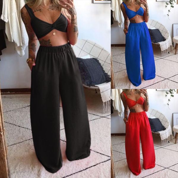 tank amp sweatpants 2 womens pants piece set casual sportswear sleeveless cami wide leg tracksuits summer black matching sets, White
tank amp sweatpants 2 womens pants piece set casual sportswear sleeveless cami wide leg tracksuits summer black matching sets, White