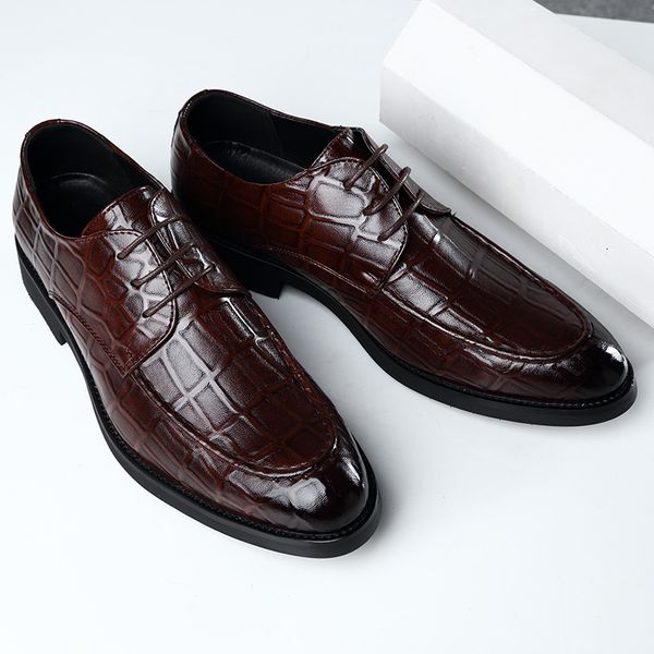 dress shoes men shoes for offical business casual shoes gentleman formal for wedding party, Black
dress shoes men shoes for offical business casual shoes gentleman formal for wedding party, Black