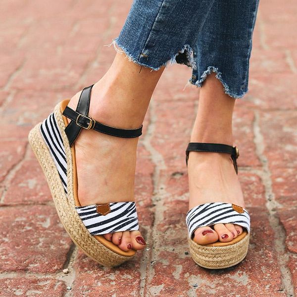 big size 35-42 gladiator sandals wedges on platform shoes high heels beach leopard buckle strap sandalias mujer 8060c, Black
big size 35-42 gladiator sandals wedges on platform shoes high heels beach leopard buckle strap sandalias mujer 8060c, Black