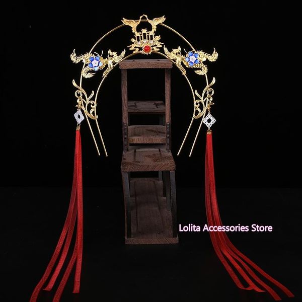 party masks tassel step shake hanfu headband headdress phoenix goddess cloisonne hair crown ancient customs ornament virgin halo cosplay
party masks tassel step shake hanfu headband headdress phoenix goddess cloisonne hair crown ancient customs ornament virgin halo cosplay