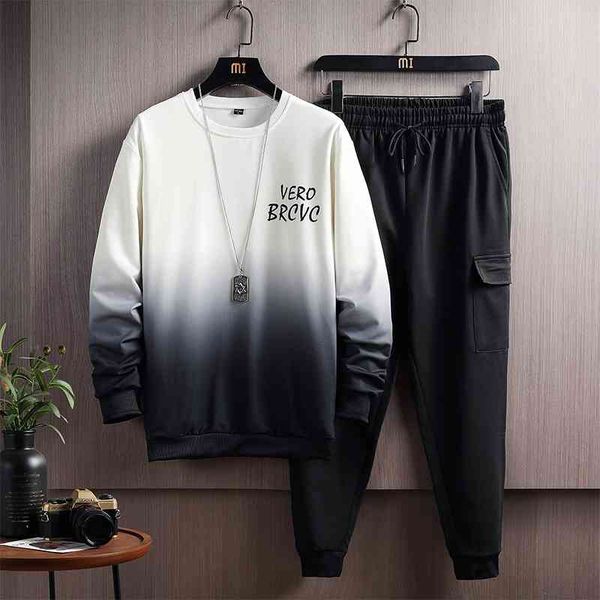 men's sweater suit 2021 spring and autumn new leisure fashion brand young men's clothes, Black
men's sweater suit 2021 spring and autumn new leisure fashion brand young men's clothes, Black