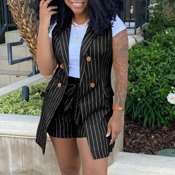 women's tracksuits 2pcs/set women vest suits sleeveless stripe pattern colorful two piece set summer suit jacket for daily elegant, Gray
women's tracksuits 2pcs/set women vest suits sleeveless stripe pattern colorful two piece set summer suit jacket for daily elegant, Gray