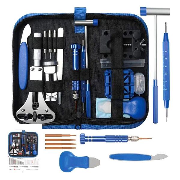 repair tools & kits watch tool kit, band link set, case opener spring bar with carrying
repair tools & kits watch tool kit, band link set, case opener spring bar with carrying