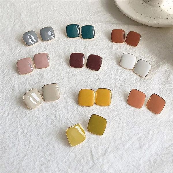 stud fashion cute sweet autumn and winter geometric square earrings temperament jewelry for women girl friendship gifts, Golden;silver
stud fashion cute sweet autumn and winter geometric square earrings temperament jewelry for women girl friendship gifts, Golden;silver