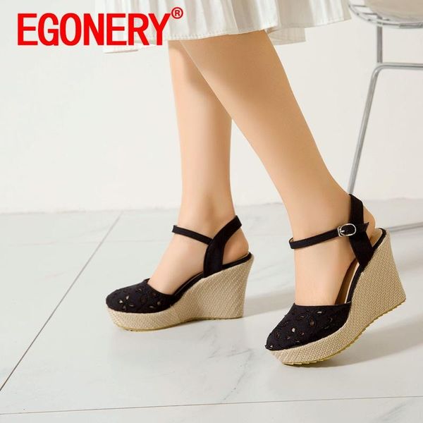 spring summer style women leisure sandals hollow round toe solid color soft comfortable ventilation embroidery dress shoes, Black
spring summer style women leisure sandals hollow round toe solid color soft comfortable ventilation embroidery dress shoes, Black
