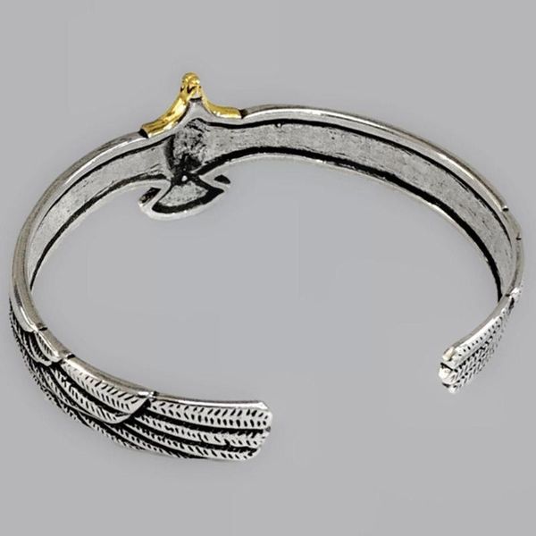 bangle vintage viking raven eagle bracelet pagan jewelry opening retro wristband cuff bangles men adjustable x1d6, Black
bangle vintage viking raven eagle bracelet pagan jewelry opening retro wristband cuff bangles men adjustable x1d6, Black