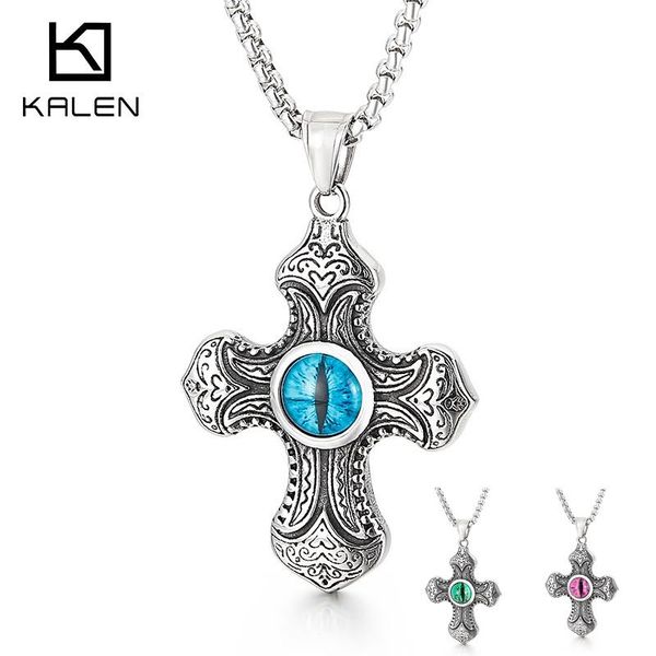 pendant necklaces 3 colors evil devil demon cross necklace men the eyes of horus punk rock jewelry for, Silver
pendant necklaces 3 colors evil devil demon cross necklace men the eyes of horus punk rock jewelry for, Silver