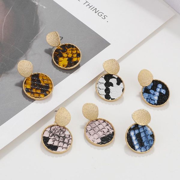 dangle & chandelier aensoa statement snakeskin drop earrings round alloy pattern unique pendant party jewelry for women, Silver
dangle & chandelier aensoa statement snakeskin drop earrings round alloy pattern unique pendant party jewelry for women, Silver