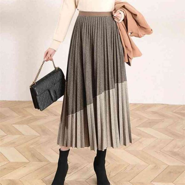 autumn & spring women high waist all-match woolen pleated skirt casual fashion a-line long 210527, Black
autumn & spring women high waist all-match woolen pleated skirt casual fashion a-line long 210527, Black