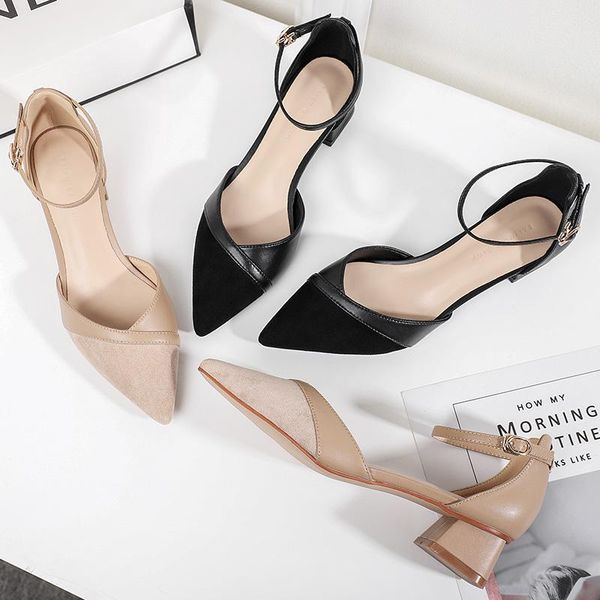dress shoes faux leather women's 2021 summer point toe 3.5cm thick high heel ankle strap luxury design comfortable woman pumps, Black
dress shoes faux leather women's 2021 summer point toe 3.5cm thick high heel ankle strap luxury design comfortable woman pumps, Black