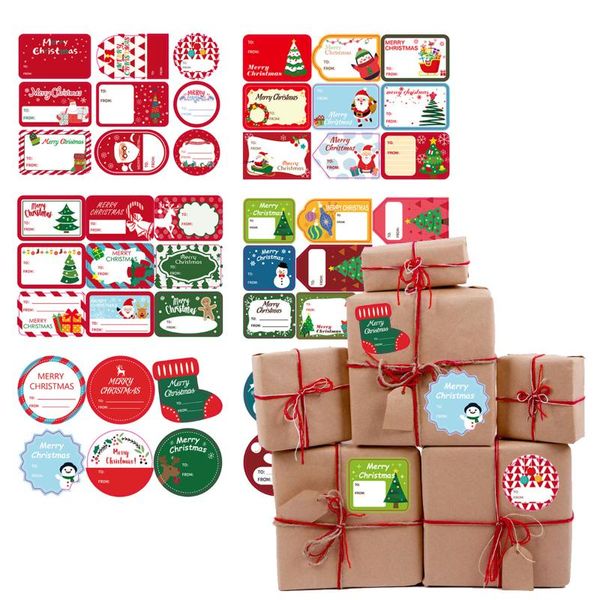 gift wrap 48pcs different christmas labels writeable xmas pack stickers tree deer santa claus tag for children kid party
gift wrap 48pcs different christmas labels writeable xmas pack stickers tree deer santa claus tag for children kid party