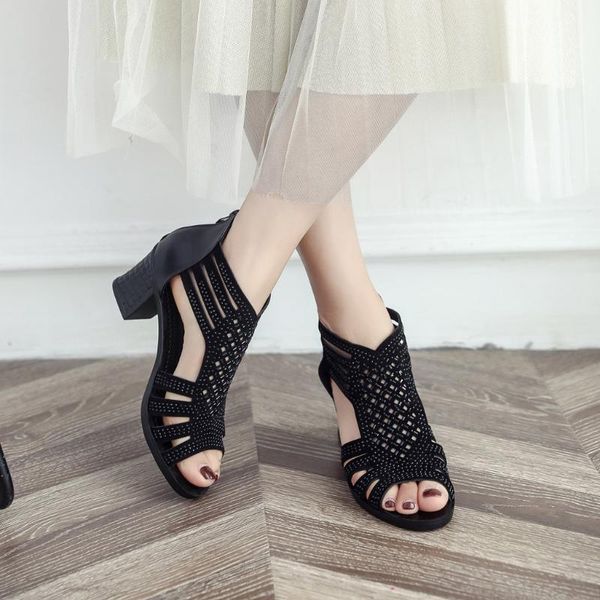 dress shoes women spring summer sandals wedge fashion fish mouth hollow roma lady high heel black zapatillas de mujer
dress shoes women spring summer sandals wedge fashion fish mouth hollow roma lady high heel black zapatillas de mujer