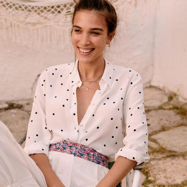 women's blouses & shirts black polka dot shirt 2021 autumn women clothes long sleeve turn-down collar casual chic ladies vintage elegan, White
women's blouses & shirts black polka dot shirt 2021 autumn women clothes long sleeve turn-down collar casual chic ladies vintage elegan, White