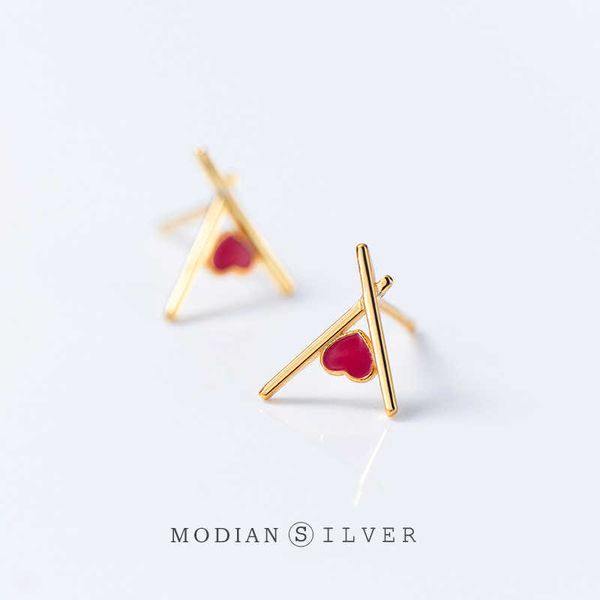 unique design heart lady charm stud earrings gold color fashion jewelry 925 sterling silver bijoux anti-allergy brincos 210707, Golden;silver
unique design heart lady charm stud earrings gold color fashion jewelry 925 sterling silver bijoux anti-allergy brincos 210707, Golden;silver