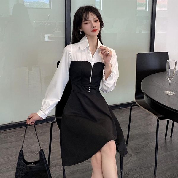 nus accept waist area b ~ early autumn outfit french minus age show thin meat goddess temperament fei dress at the beginning of casual dress, Black;gray
nus accept waist area b ~ early autumn outfit french minus age show thin meat goddess temperament fei dress at the beginning of casual dress, Black;gray
