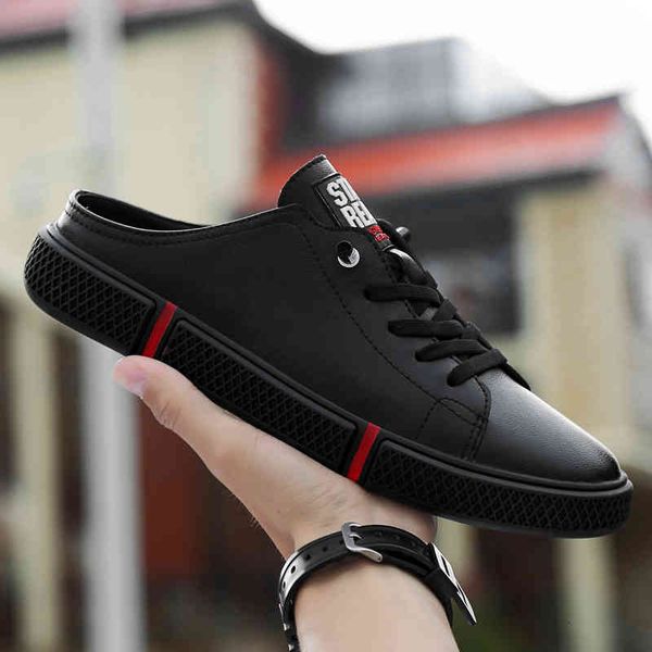 dress shoes all season fashion casual slip on for men half drag s lace-up loafers breathable flats slippers kb5p, Black
dress shoes all season fashion casual slip on for men half drag s lace-up loafers breathable flats slippers kb5p, Black