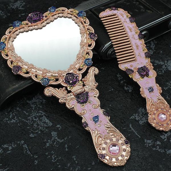 mirrors european rose dressing mirror birthday creative gift cosmetic retro classical carry-on with comb set 352
mirrors european rose dressing mirror birthday creative gift cosmetic retro classical carry-on with comb set 352