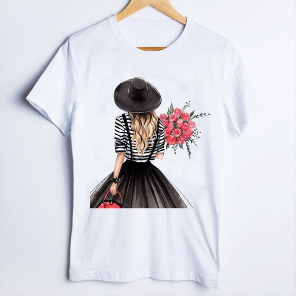 tees print graphic flower elegant women t shirts 90s cartoon clothes clothing female shirt womens, White
tees print graphic flower elegant women t shirts 90s cartoon clothes clothing female shirt womens, White