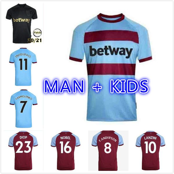 men kids 20 21 soccer jerseys snodgrass lanzini antonio yarmolenko benrahma football shirt 2021 rice balbuena noble maillot de futol, Black;yellow
men kids 20 21 soccer jerseys snodgrass lanzini antonio yarmolenko benrahma football shirt 2021 rice balbuena noble maillot de futol, Black;yellow