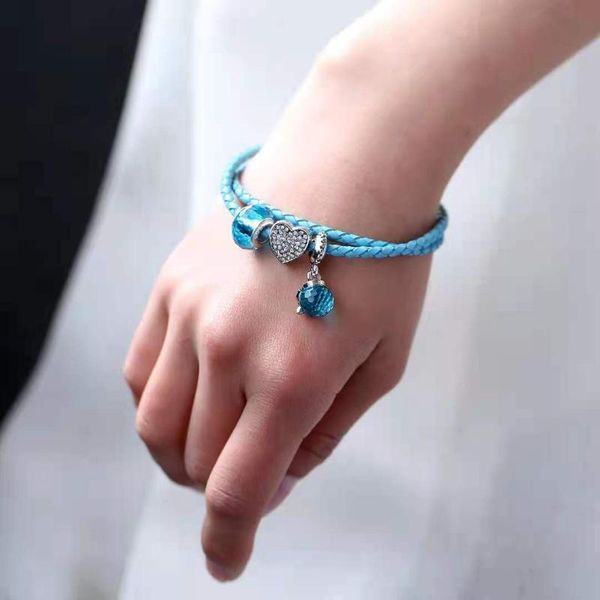 charm bracelets summer small fresh leather rope bracelet diy blue transparent crystal girl gift friendship elastic jewelry, Golden;silver
charm bracelets summer small fresh leather rope bracelet diy blue transparent crystal girl gift friendship elastic jewelry, Golden;silver