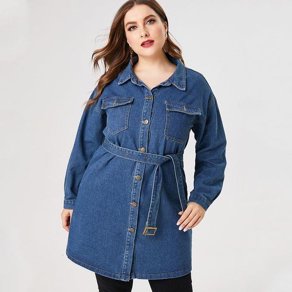 women's jackets miaoke womens plus size bandage denim dress for women fashion ladies vintage large spring dresses tzk5, Black;brown
women's jackets miaoke womens plus size bandage denim dress for women fashion ladies vintage large spring dresses tzk5, Black;brown