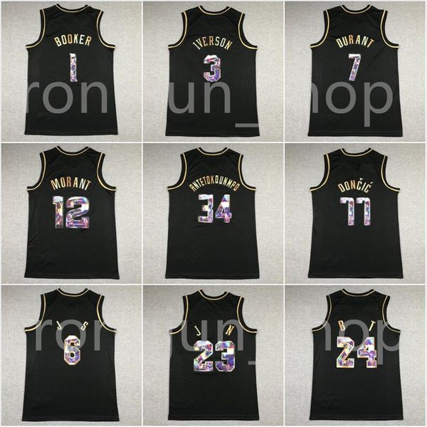 2022 stitched men new black gold basketball ja morant kevin durant giannis antetokounmpo devin booker luka donci''nba''j, Black;red
2022 stitched men new black gold basketball ja morant kevin durant giannis antetokounmpo devin booker luka donci''nba''j, Black;red
