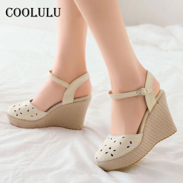 dress shoes coolulu super high heels slingbacks women platform wedges heel pumps buckle strap female footwear beige plus size 43, Black
dress shoes coolulu super high heels slingbacks women platform wedges heel pumps buckle strap female footwear beige plus size 43, Black