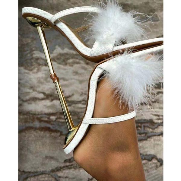 sandals 2021 summer fashion roman style feather decoration stiletto super high heel outdoor female, Black
sandals 2021 summer fashion roman style feather decoration stiletto super high heel outdoor female, Black