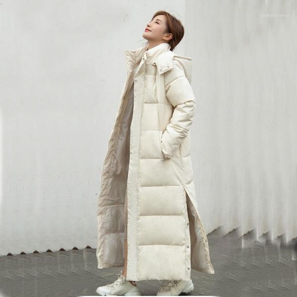 women's down & parkas korean version of the long and thick parka coat hooded jacket winter slim fashion thickening, Black
women's down & parkas korean version of the long and thick parka coat hooded jacket winter slim fashion thickening, Black