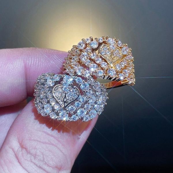 wedding rings caoshi fashion luxury wedding/engagement for women full pave cubic zirconia heart shape valentine's day gift, Slivery;golden
wedding rings caoshi fashion luxury wedding/engagement for women full pave cubic zirconia heart shape valentine's day gift, Slivery;golden