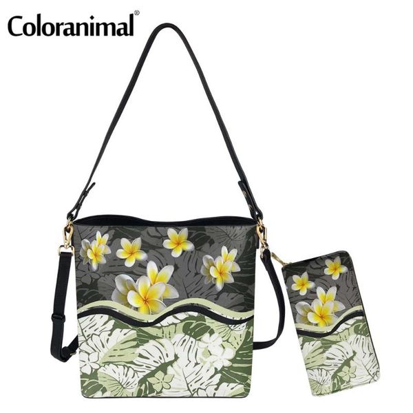 evening bags coloranimal fashion women 2pcs bucket bag&wallet tribal style polynesian plumeria printing shoulder bag for ladies pu bolsa
evening bags coloranimal fashion women 2pcs bucket bag&wallet tribal style polynesian plumeria printing shoulder bag for ladies pu bolsa