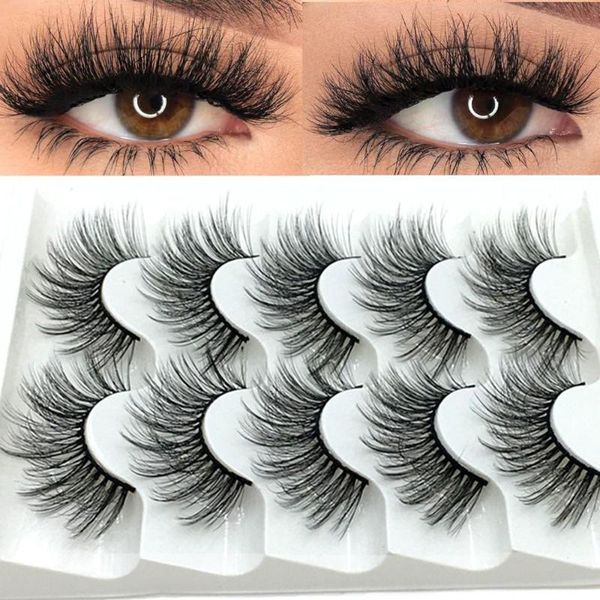 false eyelashes 5pairs 3d effect faux mink cruelty-fake handmade thick long fluffy eye cosmetic tools
false eyelashes 5pairs 3d effect faux mink cruelty-fake handmade thick long fluffy eye cosmetic tools