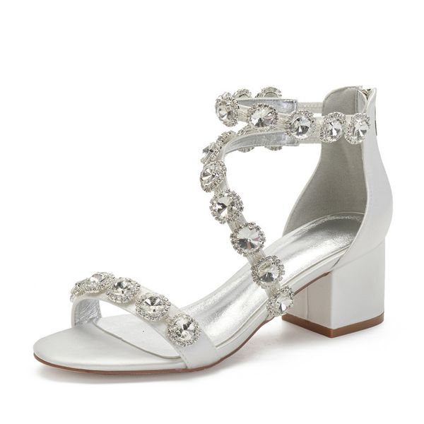 sandals block heels satin rhinestones wedding shoe for bride open toe zipper back prom evening formal party dress summer 2mts, Black
sandals block heels satin rhinestones wedding shoe for bride open toe zipper back prom evening formal party dress summer 2mts, Black