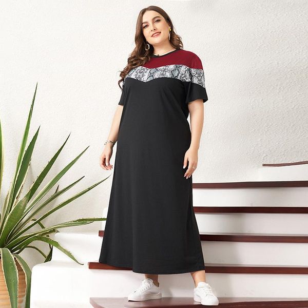 casual dresses summer products ladies fashion sports wind snake pattern color matching stretch loose large size women's long dress, Black;gray
casual dresses summer products ladies fashion sports wind snake pattern color matching stretch loose large size women's long dress, Black;gray